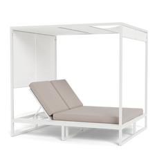 Hayman Curtain Cabana (Aluminum White / Panama Marble / Batyline White)