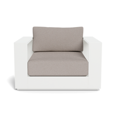 Shop Harbour Hayman Lounge Chair (Aluminum White / Panama Marble / Batyline White)