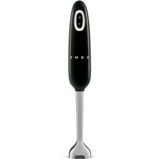 Retro-Style Hand Blender with Accessory Set - Black