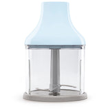 Retro-Style Hand Blender with Accessory Set - Pastel Blue