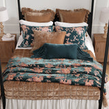 Josephine Burnout Faux Silk Velvet Duvet Cover Set