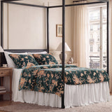 Josephine Burnout Faux Silk Velvet Duvet Cover Set