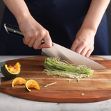 HELENA Series 8-Piece Knife Block Set, Forged German Steel, Acacia Block