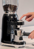 Conical Burr Coffee Grinder - Retro-Style Black