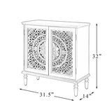 Emathides 32" Tall 2-Door Accent Cabinet