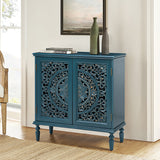 Emathides 32" Tall 2-Door Accent Cabinet