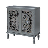 Emathides 32" Tall 2-Door Accent Cabinet