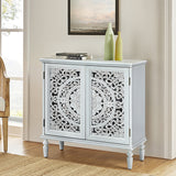 Emathides 32" Tall 2-Door Accent Cabinet