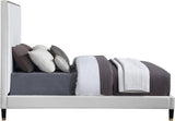 Harlie Velvet Bed - Chic Contemporary Design with Elegant Brass Nailheads & Sophisticated Style