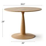 Harper Modern 39.5" Round Dining Table