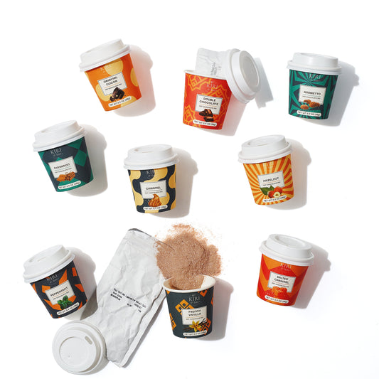 Gourmet Hot Cocoa Gift Set Cup Hot Chocolates - Set of 9 Flavors