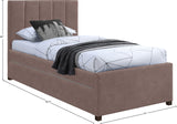 Hudson Twin Trundle Bed – Luxurious Vegan Leather, Space-Saving Design for Kids' and Teen Rooms