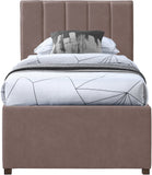 Hudson Twin Trundle Bed – Luxurious Vegan Leather, Space-Saving Design for Kids' and Teen Rooms