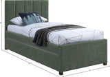 Hudson Twin Trundle Bed – Luxurious Vegan Leather, Space-Saving Design for Kids' and Teen Rooms