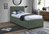 Hudson Twin Trundle Bed – Luxurious Vegan Leather, Space-Saving Design for Kids' and Teen Rooms