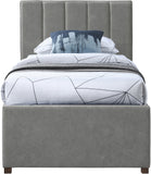 Hudson Twin Trundle Bed – Luxurious Vegan Leather, Space-Saving Design for Kids' and Teen Rooms
