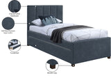 Hudson Twin Trundle Bed – Luxurious Vegan Leather, Space-Saving Design for Kids' and Teen Rooms