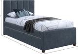 Hudson Twin Trundle Bed – Luxurious Vegan Leather, Space-Saving Design for Kids' and Teen Rooms