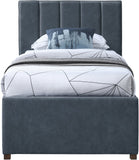 Hudson Twin Trundle Bed – Luxurious Vegan Leather, Space-Saving Design for Kids' and Teen Rooms