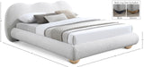 Hyde Boucle Fabric Bed - Luxurious Comfort and Stylish Design for a Modern Bedroom Retreat