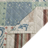 Patchwork Paisley Reversible Quilt Set