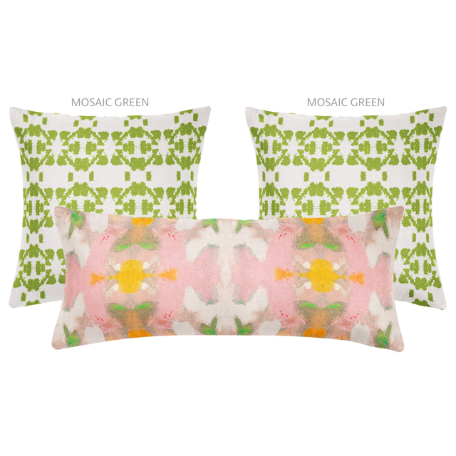 Laura Park Pink Paradise Pillow 14 x 36