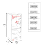 Basilea Tall Dresser with Five Row Drawers
