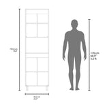 Linden 76.8" Tall Kitchen Pantry Cabinet with Hutch, Two Double Door Cabinets, Five Shelves, Microwave Storage Shelf, Modern Multi-Purpose Pantry for Kitchen, Garage, Laundry Room & Home Organization