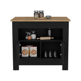 Arlet Kitchen Island With Two Drawers, One Shelf