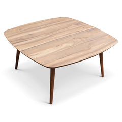 Kalen Mid-Century Modern Walnut Center Table