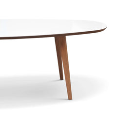 Carsen Mid-Century Modern Oval Center Table