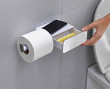 EasyStore™ Stainless-steel Toilet Roll Holder with Drawer