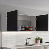 Tuhome Napoles 39" W Double Door Wall Cabinet with Spacious Interior, Two-Tone Finish, Ideal for Kitchen, Office, Bathroom, or Garage Storage