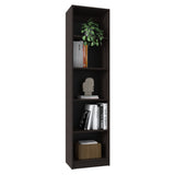 Home Slim 5-Shelf Narrow Bookcase with Open Shelves, Freestanding Modern Storage Solution for Living Rooms, Offices, or Bedrooms, Stylish and Practical Bookcase with Clean Lines and Sturdy Construction