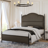 Ernesto 61" Industrial King and Queen Size platform Bed