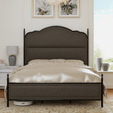 Ernesto 61" Industrial King and Queen Size platform Bed