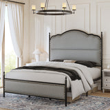 Ernesto 61" Industrial King and Queen Size platform Bed