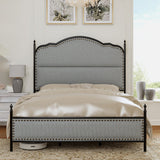 Ernesto 61" Industrial King and Queen Size platform Bed