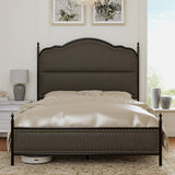 Ernesto 61" Industrial King and Queen Size platform Bed