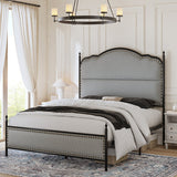 Ernesto 61" Industrial King and Queen Size platform Bed