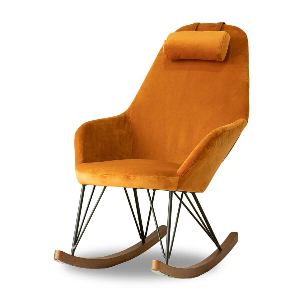 Chloe Mid Century Modern Rocker Livingroom and Bedroom Chair