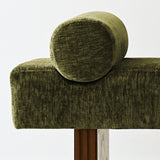 Jasmine 60" Modern Chenille Upholstered Bench