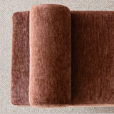 Jasmine 60" Modern Chenille Upholstered Bench