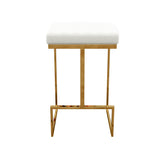 Joel Beige Boucle Counter Stool