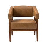 Nikolaus Vegan Leather Armchair CAMEL