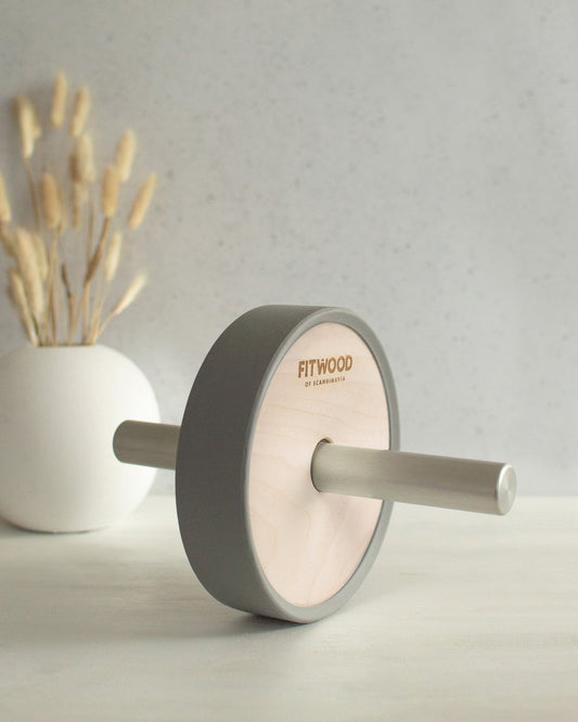 KIVI exercise wheel | birch - grey