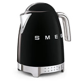 Electric Kettle Retro-style Black Glossy
