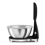 Kitchen Scales Retro-style Black Glossy