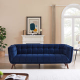 Addison Large Blue Velvet Sofa