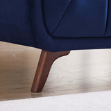 Addison Large Blue Velvet Sofa